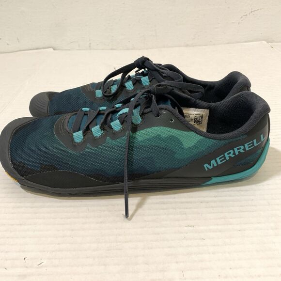 Merrell Shoes Womens 9 Pace Glove 2 Barefoot Sneakers Teal Black Running - Picture 3 of 8